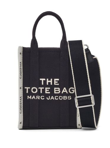 The Phone Tote Tote Bag With Logo Lettering In Cotton Blend Woman - Marc Jacobs - Modalova