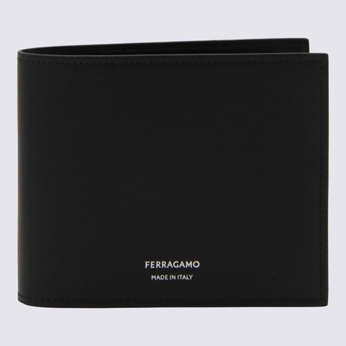 Ferragamo Black Leather Wallet - Ferragamo - Modalova