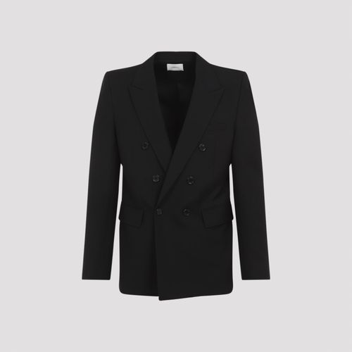 Double-breasted Wool Blazer - Saint Laurent - Modalova