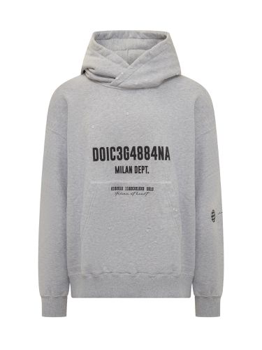 Dolce & Gabbana Hoodie With Logo - Dolce & Gabbana - Modalova