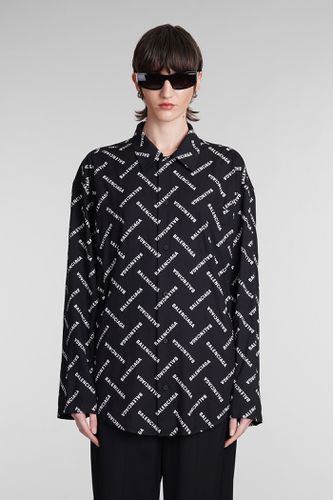 Balenciaga Shirt In Black Viscose - Balenciaga - Modalova