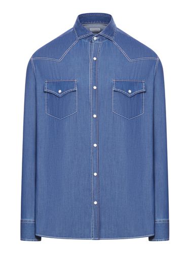 Brunello Cucinelli Denim Shirt - Brunello Cucinelli - Modalova