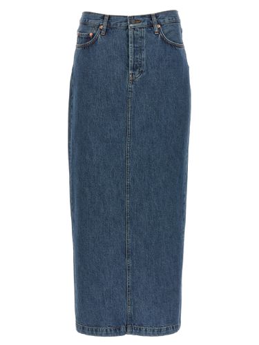 WARDROBE. NYC column Denim Skirt - WARDROBE.NYC - Modalova