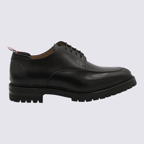 Leather Lace Up Shoes - Thom Browne - Modalova