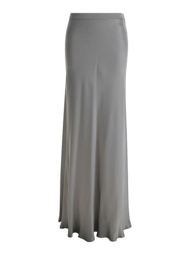Maxi Skirt With Split At The Back In Acetate Blend Woman - Antonelli - Modalova