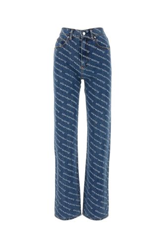 Alexander Wang Printed Denim Jeans - Alexander Wang - Modalova