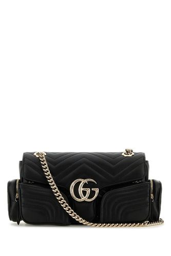 Leather Small Gg Marmont Shoulder Bag - Gucci - Modalova