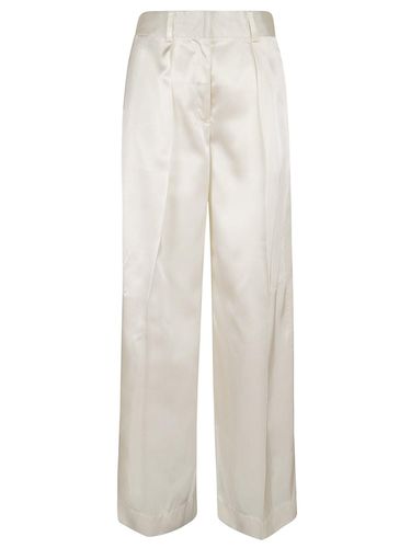 Jil Sander Pleated Satin Trousers - Jil Sander - Modalova