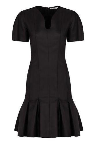 Nina Ricci Peplum Virgin Wool Dress - Nina Ricci - Modalova