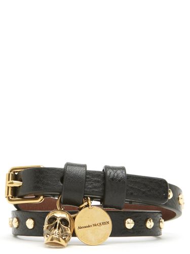 Double Wrap Skull Bracelet - Alexander McQueen - Modalova