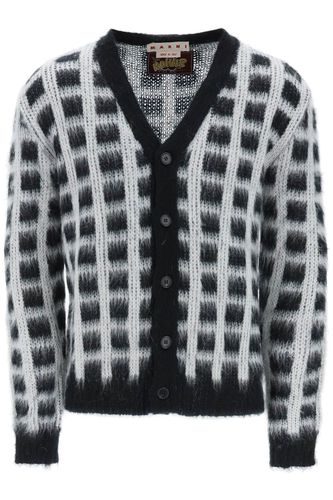 Marni Mohair Blend Cardigan - Marni - Modalova