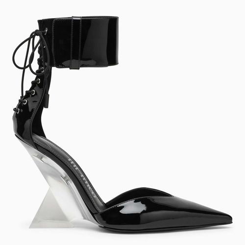 Black Pump Morgan With Ankle Strap - The Attico - Modalova