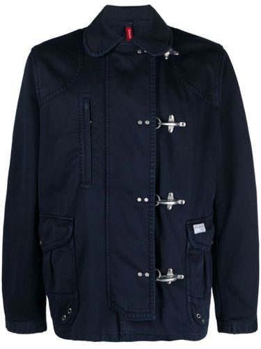 Fay Archive Blue Peacoat - Fay - Modalova