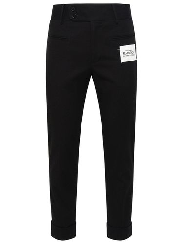 Re-edition Label Stretch Drill Pants - Dolce & Gabbana - Modalova