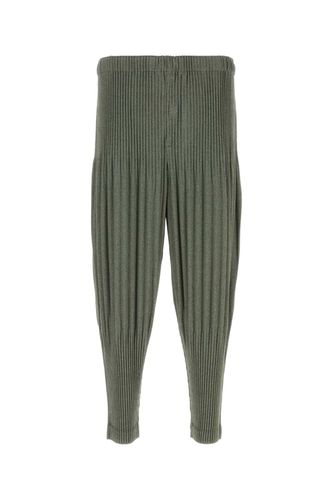 Green Polyester Pant - Homme Plissé Issey Miyake - Modalova