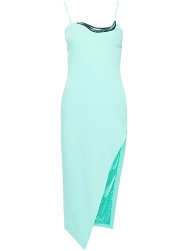 Aqua Crepe Midi Dress - David Koma - Modalova