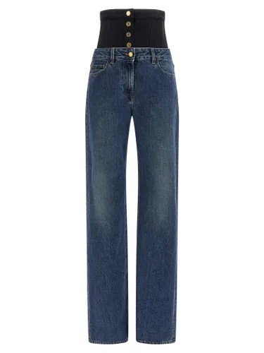 Bustier Insert Jeans - Elisabetta Franchi - Modalova