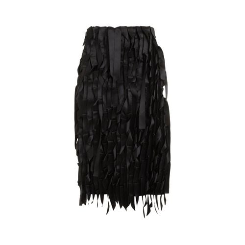 Prada Fringe-detailed Skirt - Prada - Modalova