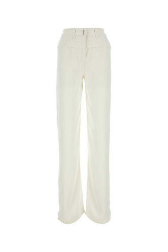 Ivory Viscose And Denim Jeans - Givenchy - Modalova