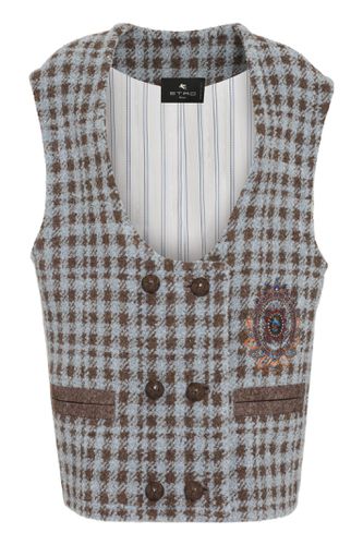 Etro Mixed Wool Waist Coat - Etro - Modalova