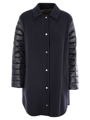 Herno Coat With Down Sleeves - Herno - Modalova