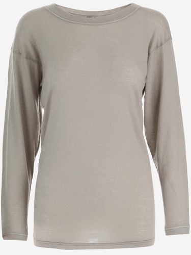 Long-sleeved Cashmere Jersey Sweater - Giorgio Armani - Modalova