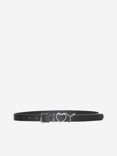 Y/Project Heart Logo Leather Belt - Y/Project - Modalova