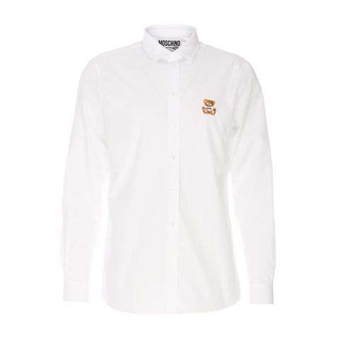 Moschino Teddy Bear Logo Shirt - Moschino - Modalova