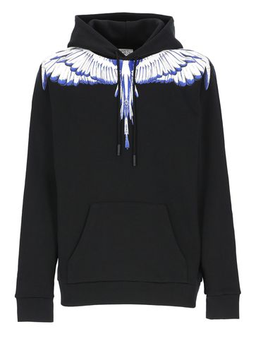 Marcelo Burlon Cotton Hoodie - Marcelo Burlon - Modalova