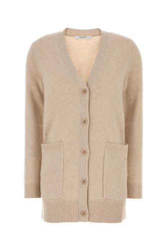 Sand Wool Blend Villar Cardigan - Max Mara - Modalova