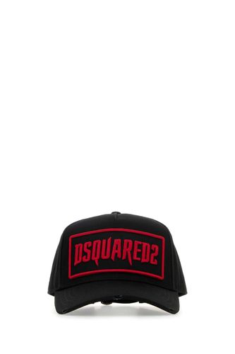 Dsquared2 Black Cotton Baseball Cap - Dsquared2 - Modalova