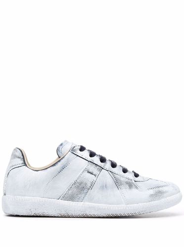 Womans Replica Worn Effect Leather Sneakers - Maison Margiela - Modalova