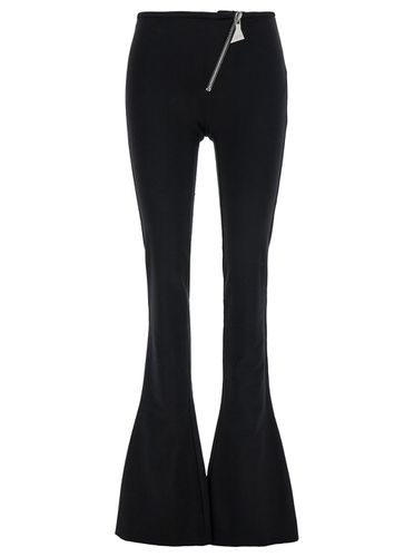 Flared Pants With Oblique Zip - The Attico - Modalova