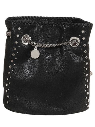 Falabella Logo Charm Studded Bucket Bag - Stella McCartney - Modalova