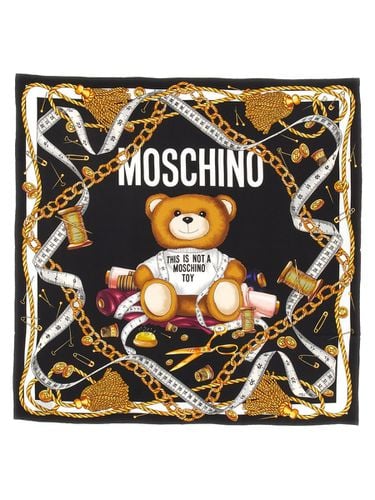 Moschino Silk Scarf - Moschino - Modalova