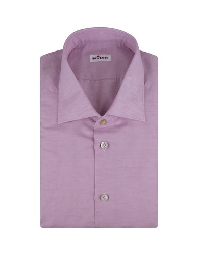 Kiton Pink Cotton And Linen Shirt - Kiton - Modalova