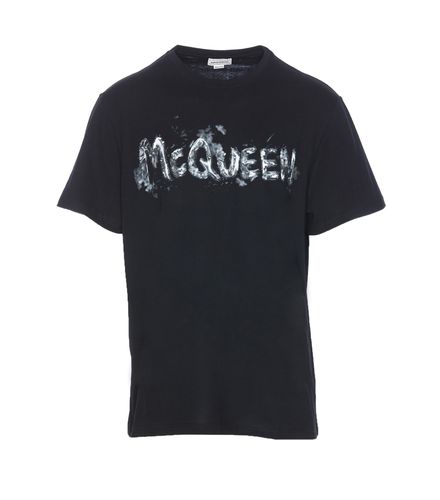 Mcqueen Graffiti T-shirt - Alexander McQueen - Modalova