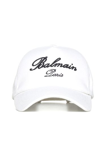 Balmain Signature Cotton Cap - Balmain - Modalova