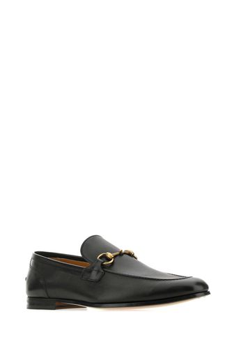 Gucci Black Leather Loafers - Gucci - Modalova