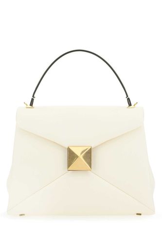 Ivory Nappa Leather One Stud Handbag - Valentino Garavani - Modalova