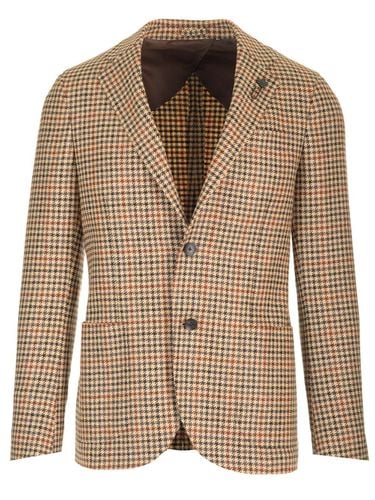 Prince Of Wales Blazer - Lardini - Modalova