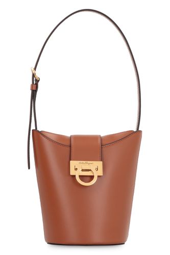 Trifolio Leather Shoulder Bag - Ferragamo - Modalova