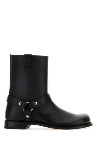 Leather Campo Biker Boots - Loewe - Modalova