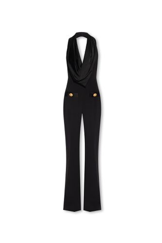 Jumpsuit With Denuded Shoulders - Balmain - Modalova