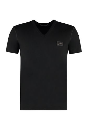T-shirt V-neck T-shirt - Dolce & Gabbana - Modalova