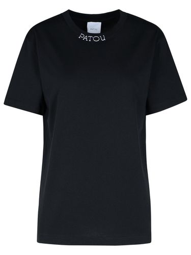 Patou Black Cotton T-shrt - Patou - Modalova