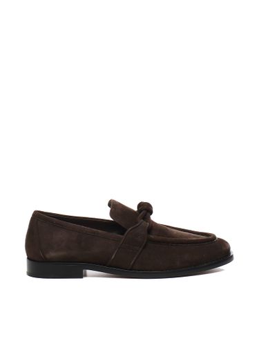 Brown Suede Astaire Loafers - Bottega Veneta - Modalova