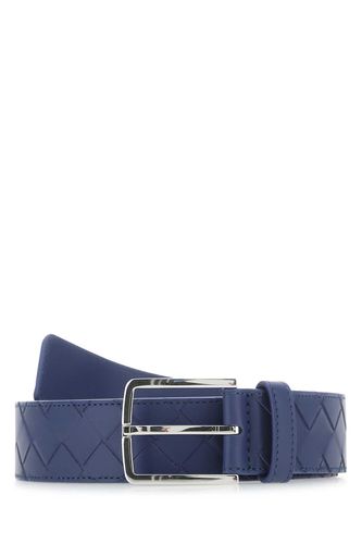 Bottega Veneta Blue Leather Belt - Bottega Veneta - Modalova