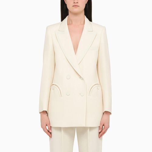 Cream Double-breasted Jacket - Blazé Milano - Modalova