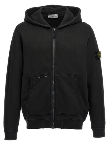 Stone Island Logo Badge Hoodie - Stone Island - Modalova